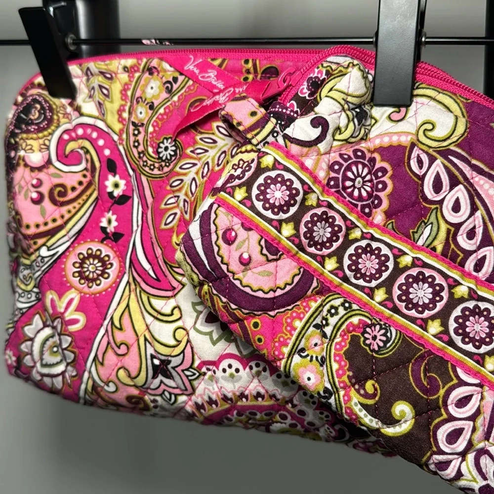 Vintage Vera Bradley cosmetic bag set - Picture 2 of 5